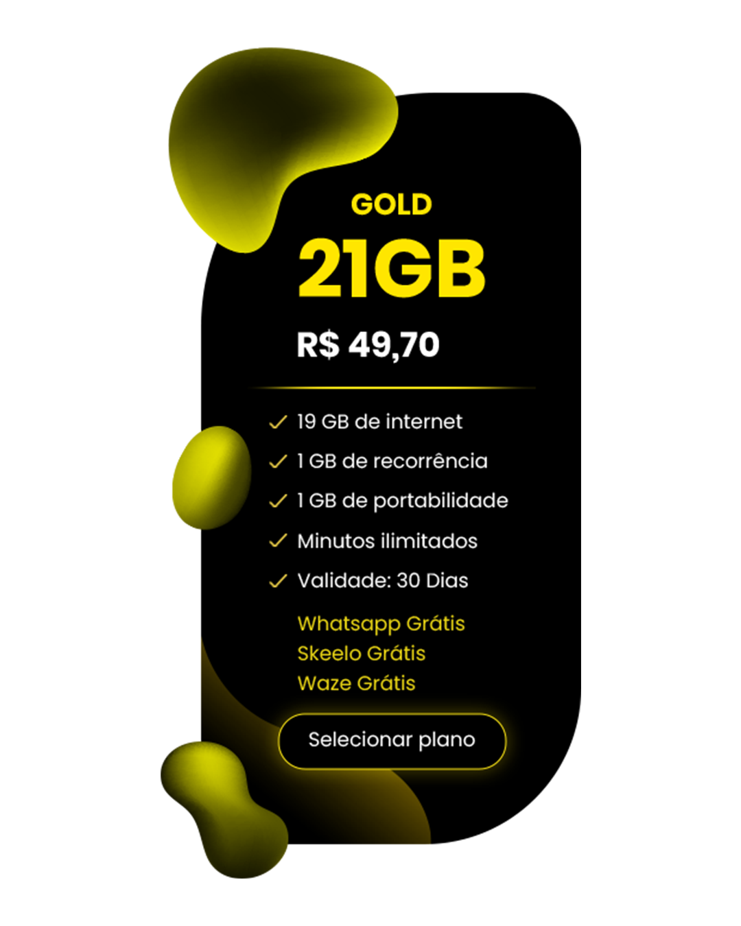 Plano GOLD 21GB